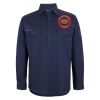 Mens Close Front Long Sleeve 150G Work Shirt Thumbnail