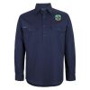 Mens Close Front Long Sleeve 150G Work Shirt Thumbnail